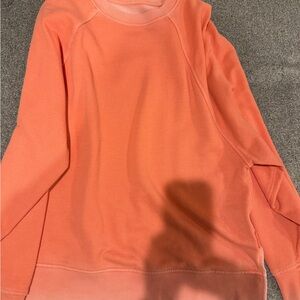 Aerie Coral Long Sleeve Sweatshirt